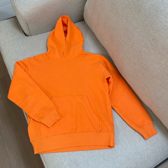 Tna Cozy Fleece Perfect Hoodie Sun Orange Soleil - Picture 1 of 9